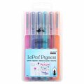 Marvy Uchida LePen Pigment Pens, Jewel Colors, 6PK UCH49006B